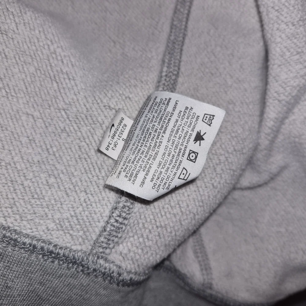 Nike Girl's Light Gray Full-Zip Hoodie - Picture 4 of 4